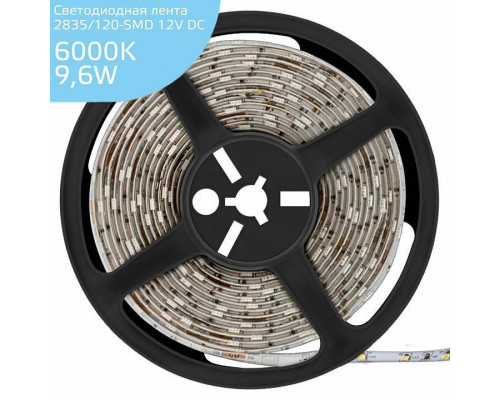 Лента светодиодная Gauss LED Elementary 9.6 Вт/м 12В 4000К IP20 5 м 356000310