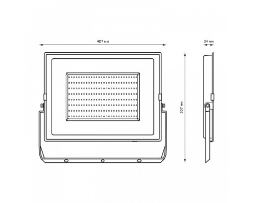 Настенно-потолочный прожектор Gauss  613100200P
