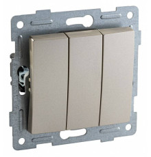 Выключатель трехклавишный без рамки Gusi Electric UGRA С11В3-027
