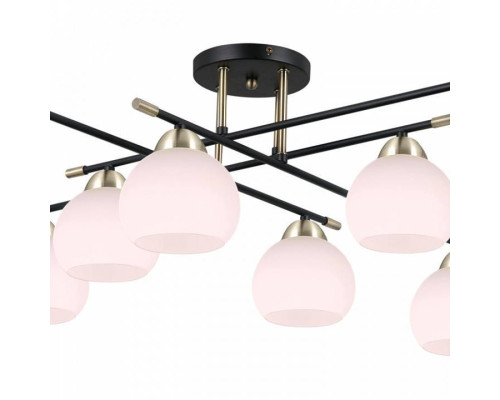 Потолочная люстра ILLUMICO LIBRA IL0446-8CSQ-24 BK AB LIBRA