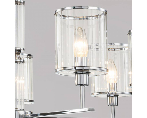 Люстра на штанге ILLUMICO KOPNINI 8 ламп IL1183-8C-79 CR