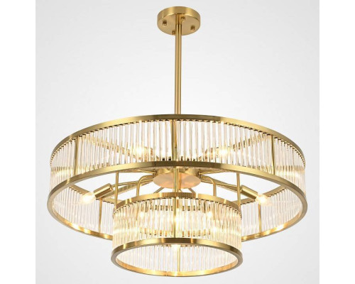 Люстра на штанге Imperiumloft RH Marais Round Chandelier D80 40,2668