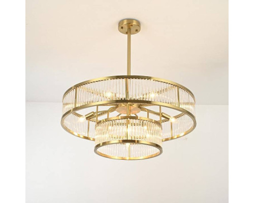 Люстра на штанге Imperiumloft RH Marais Round Chandelier D80 40,2668