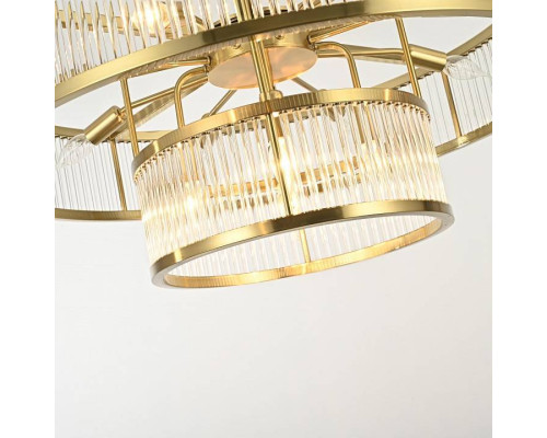 Люстра на штанге Imperiumloft RH Marais Round Chandelier D80 40,2668
