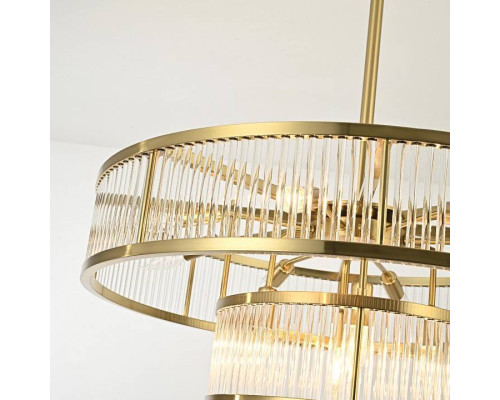 Люстра на штанге Imperiumloft RH Marais Round Chandelier D80 40,2668