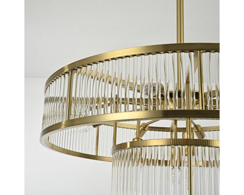 Люстра на штанге Imperiumloft RH Marais Round Chandelier D80 40,2668
