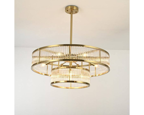 Люстра на штанге Imperiumloft RH Marais Round Chandelier D80 40,2668