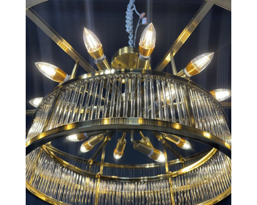 Светильник на штанге Imperiumloft RH Marais Round Chandelier 40,2668