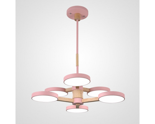 Люстра на штанге Imperiumloft TURNA Pink TURNA-DBL01