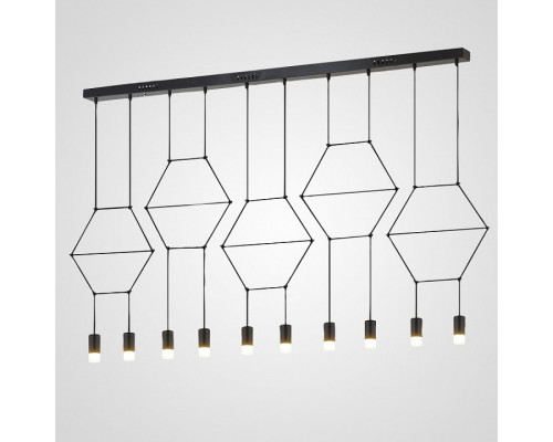 Подвесной светильник Imperiumloft Via Wireflow polyhedral Via01
