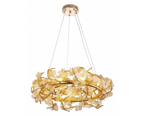 Подвесная люстра Indigo Splendore 8 ламп 11042/8P Gold