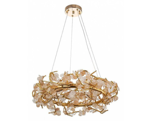 Подвесная люстра Indigo Splendore 8 ламп 11042/8P Gold