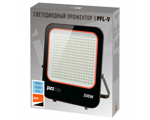 Настенно-потолочный прожектор Jazzway  PFL- V 200w  6500K IP65