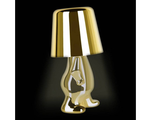 Настольная лампа декоративная Loft It Brothers золотая 10233/C Gold