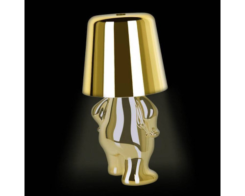 Настольная лампа декоративная Loft It Brothers золотая 10233/C Gold