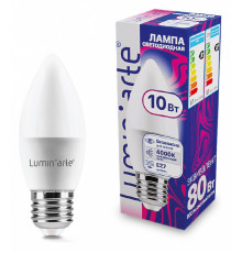 Лампа светодиодная Luminarte  E27 10Вт 4000K LSTD-C37-10W4KE27