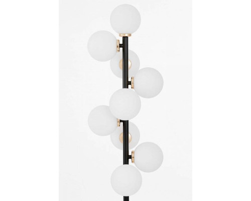 Торшер LUMINA DECO Marsiada LDF 6033-9 BK+F.GD