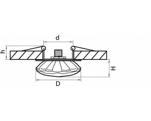 Встраиваемый светильник Lightstar Bomo 004512-G9