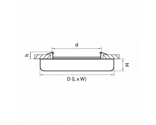 Встраиваемый светильник Lightstar Zocco 221362