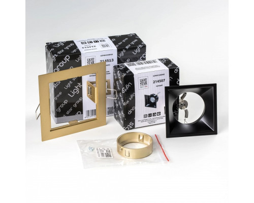 Встраиваемый светильник Lightstar Domino D51307GMOD