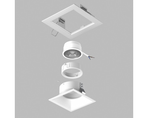 Встраиваемый светильник Lightstar Domino D51606WMOD