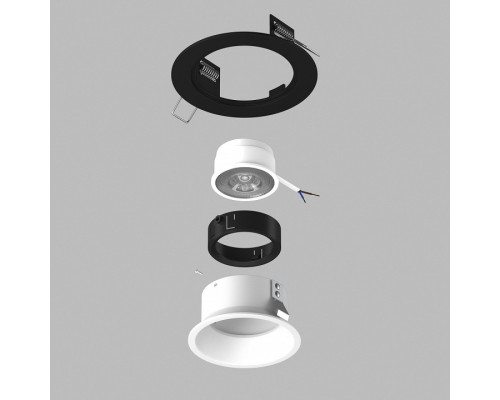 Встраиваемый светильник Lightstar Domino D61706BMOD