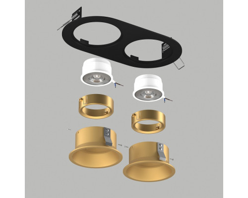 Встраиваемый светильник Lightstar Domino D6570303GMOD