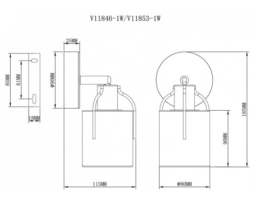 Спот Moderli Inari V11853-1W