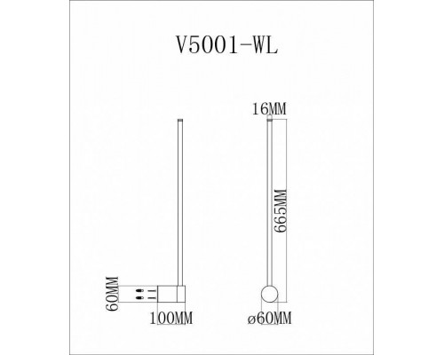 Бра Moderli Ricco V5001-WL