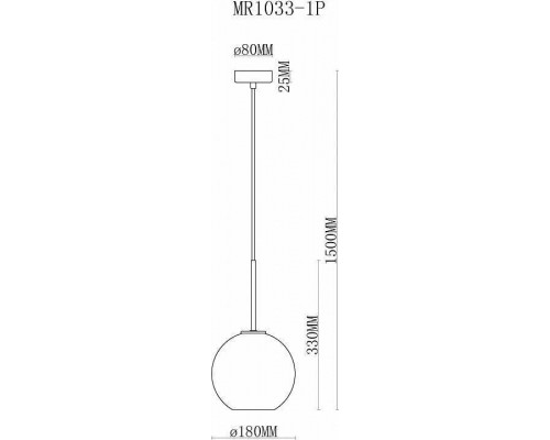 Подвесной светильник MyFar Stiven MR1033-1P