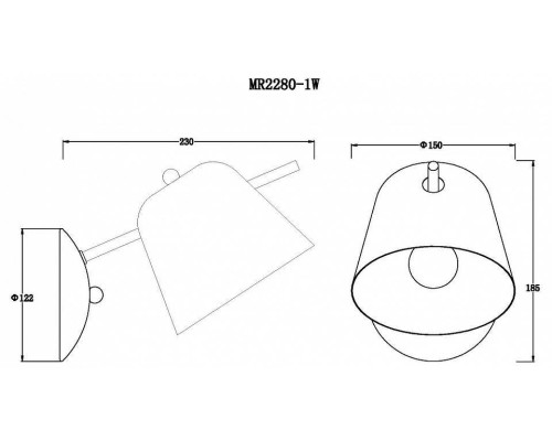 Бра MyFar Clementine MR2280-1W