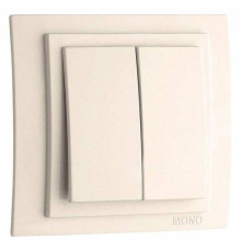 Выключатель одноклавишный Mono Electric Larissa 103-010125-100