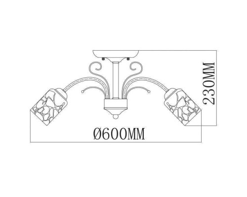 Люстра на штанге MW-Light Олимпия 29 261019505