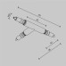 Соединитель T-образный для модульных светильников Maytoni Accessories for system Axity CA007TC-B