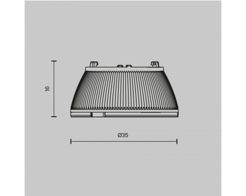 Линза Maytoni Dip Lens001D35-10W