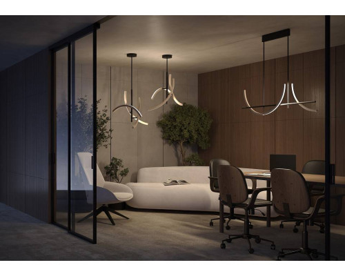 Люстра на штанге Maytoni Wabi MOD428PL-L27BK