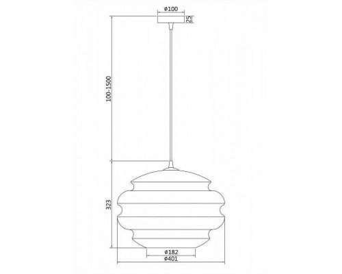 Подвесной светильник Maytoni Ruche P078PL-01BL