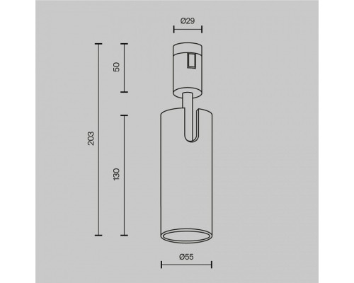 Светильник на штанге Focus Led TR144-1-12W4K-W-PT
