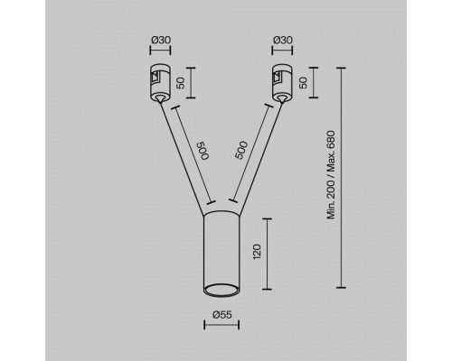 Подвесной светильник Focus Led TR157-1-12W3K-PT