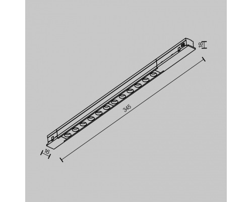 Накладной светильник Maytoni Technical Points TR232-2-10W3K-B