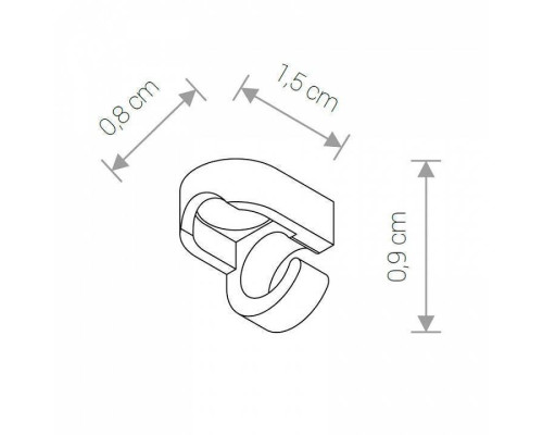 Крепление троса к потолку Nowodvorski Cameleon Mounting B WH 8394