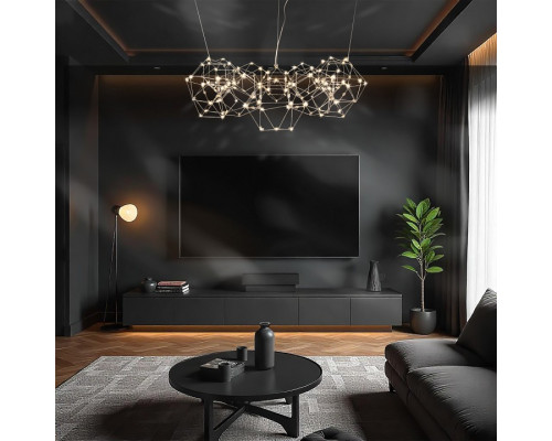 Подвесная люстра O-LUCE Bjork круглая без вставок 11810-1