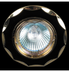 Встраиваемый светильник  01001-9.0-001AK MR16 BK+GD