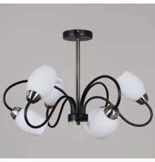 Люстра на штанге 01270-1 01270-0.3-06B BK+AB