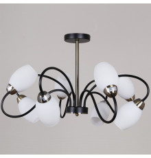 Люстра на штанге 01270-1 01270-0.3-08B BK+AB