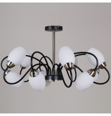Люстра на штанге 01270-1 01270-0.3-10B BK+AB