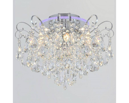 Потолочная люстра Reluce 04021 6 ламп хром RGB 04021-0.3-06 CR+RGB