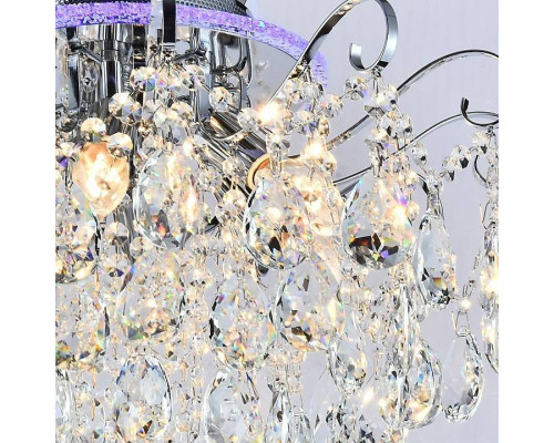 Потолочная люстра Reluce 04021 6 ламп хром RGB 04021-0.3-06 CR+RGB