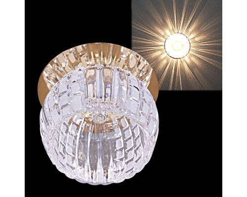 Встраиваемый светильник 08148-9.0-001H G9 GD+WT