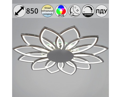 Потолочная люстра De Markt 09877-0.3-12 CR (RGB)